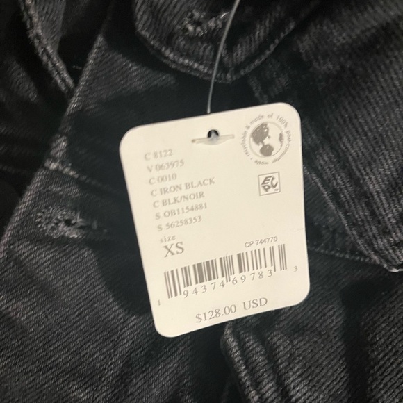 FREE PEOPLE Black Denim Jumpsuit SIZE XS - Picture 6 of 8